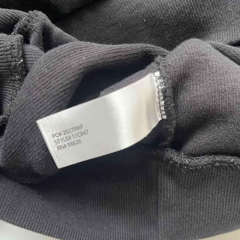 U.S. Polo Assn 1/4 Quarter Zip Sweater Men 2XL XXL Black Knit Pullover Ribbed